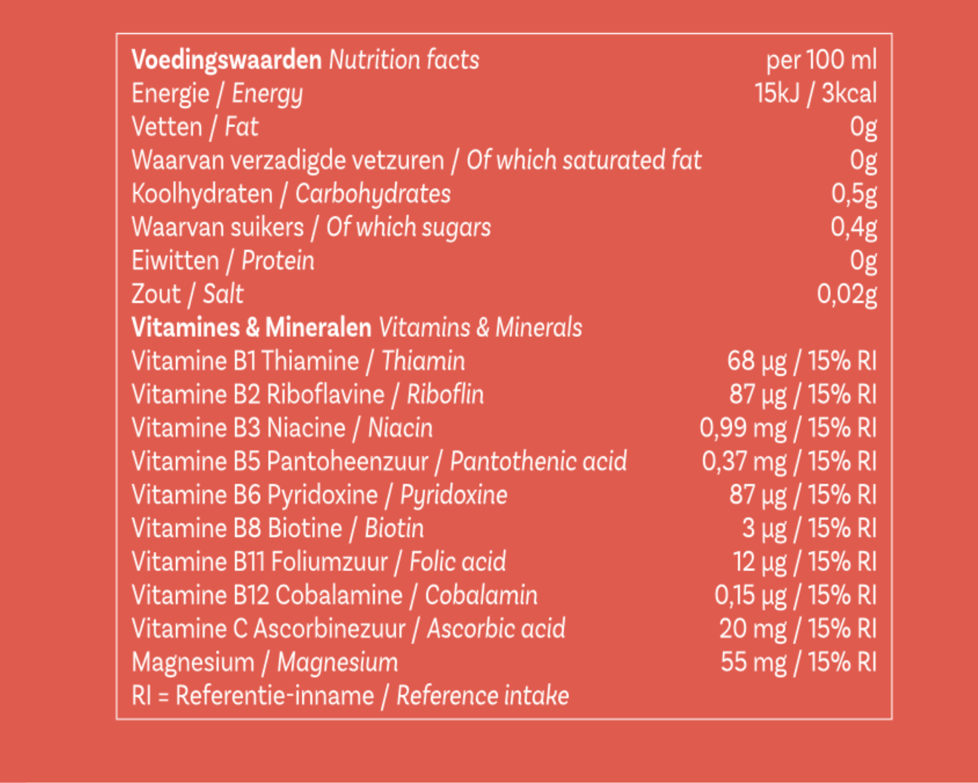 VYVO healthy boost. Zero Crash.